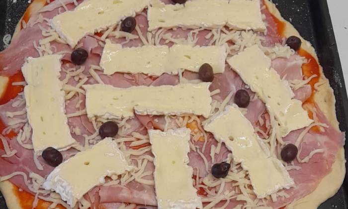 Puzzle Pizza au camembert