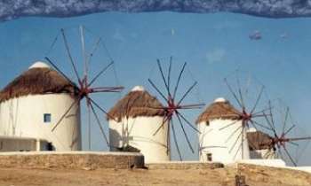464 | Moulins de Mikonos - Les moulins centenaires de Mikonos, en Grèce.