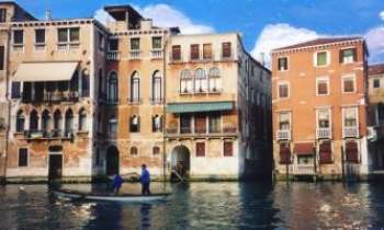 778 | Grand Canal - Venise, en barque, mais sans gondoles !
