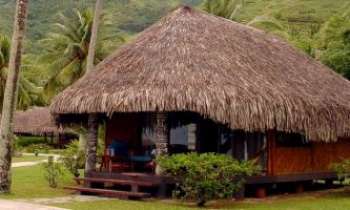 891 | Parc & Bungalow - Parc d'un hôtel à Bora Bora et bungalow réservé aux hôtes - (Polynésie Française) 