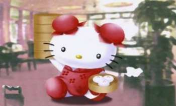 1554 | Hello Kitty - La japonaise Yamagushi Yuko est la créatrice de Hello Kitty, animé de Sanrioworld. De nombreux gadgets, cartes postales, créés à partir de ce personnage.