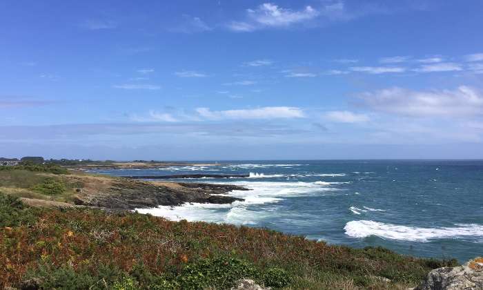 puzzle Promenade bretonne, La côte un jour d'hiver à l'île de Groix