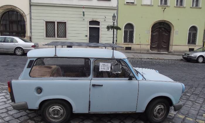 puzzle Trabant, Trabant dans les rues de Budapest