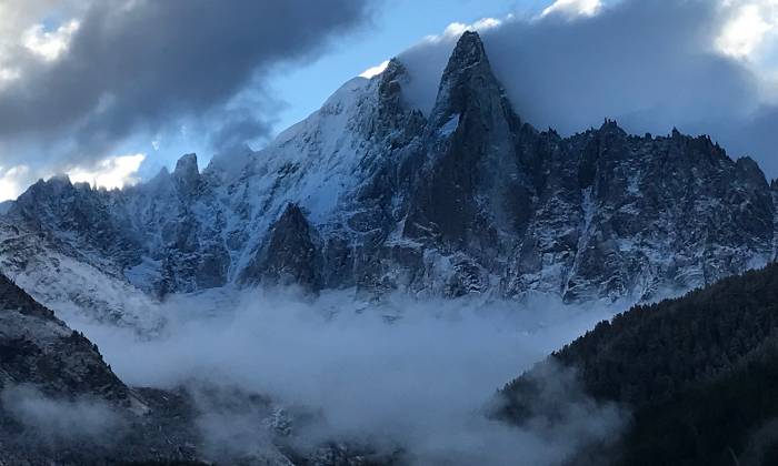 puzzle Dru et de l'aiguille verte, à Chamonix