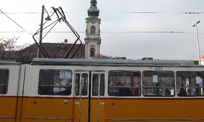 puzzle tramway, tramway à Budapest