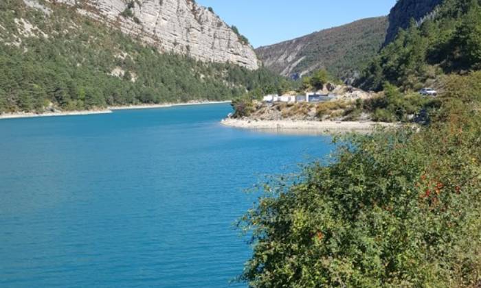 puzzle lac, lac au pied du parc de mercantour