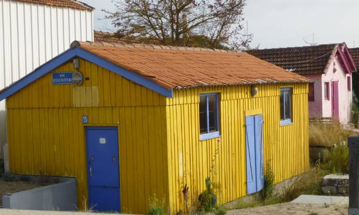 puzzle cabane de pêcheur, cabane de pêcheur colorée à Château-d'Oléron 17093