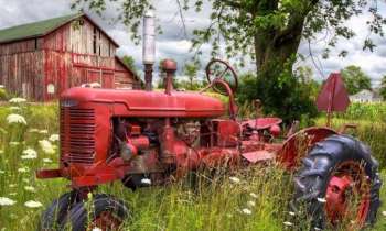 8486 | vieux tracteur - 