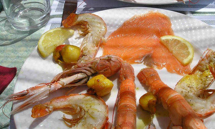 puzzle Repas de fêtes, Poisson et crustacés