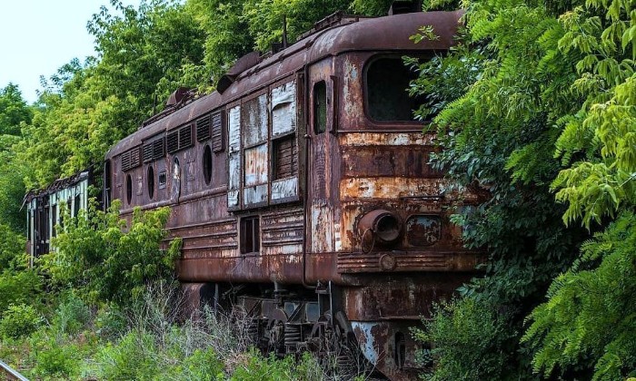 puzzle TRAIN ABANDONNÉ, TRAIN ABANDONNÉ