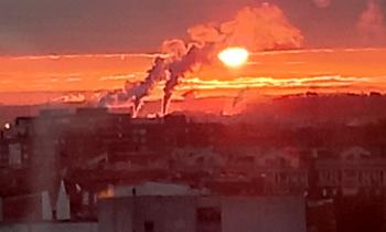 9844 | Coucher de soleil à Madrid - Couleurs magnifiques de ce coucher de soleil