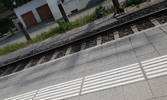 puzzle Voie ferroviaire, Vue depuis dans le train