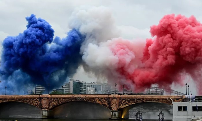 puzzle JO PARIS - Drapeau de feu, Une superbe idée de plus pour nos JO !