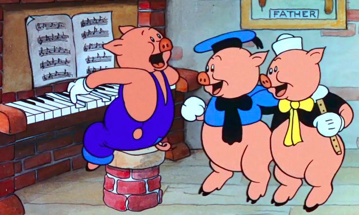 puzzle les trois petits cochons, 